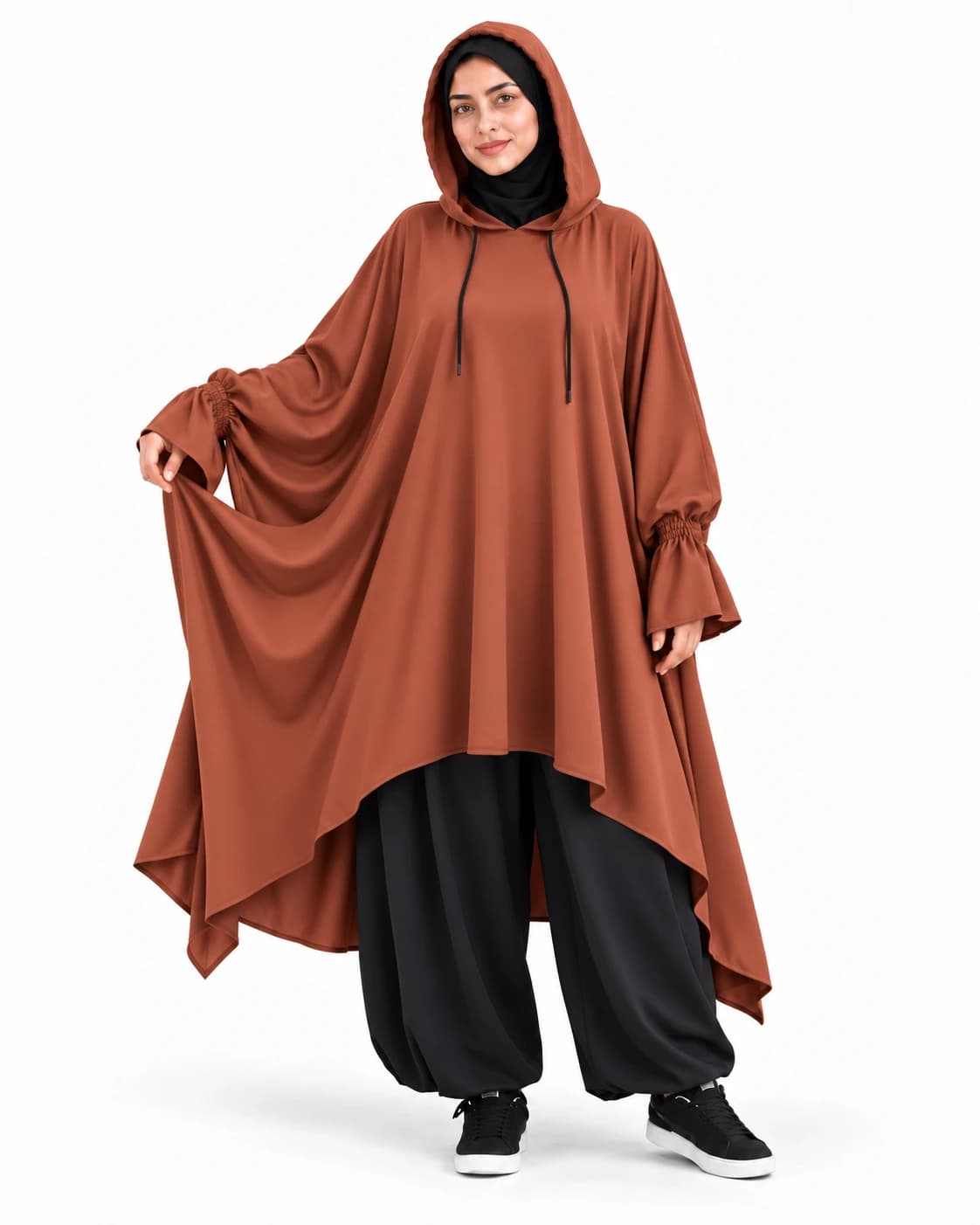 Le Poncho Capuche